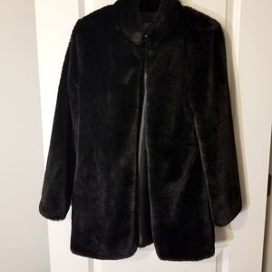 NWOT Black Faux Fur Jacket